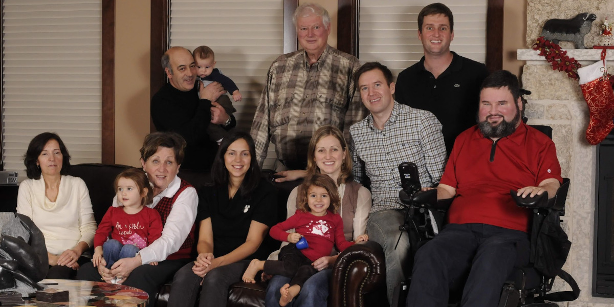 Extended family gathering